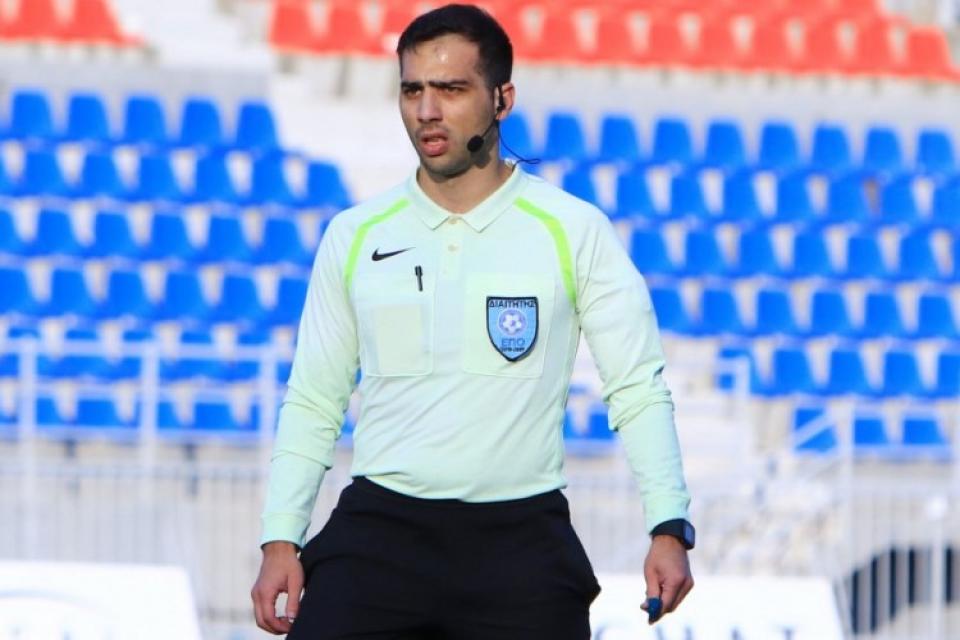 Ο Βλάχος θα "σφυρίξει" το εξ' αναβολής παιχνίδι Ολυμπιακός Βόλου - ΒΕΡΟΙΑ