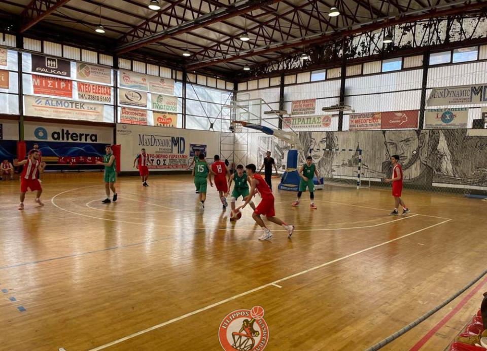 Με τρεις εκτός έδρας αναμετρήσεις ξεκίνησε το 2023 για Παίδες και Εφήβους του Φιλίππου