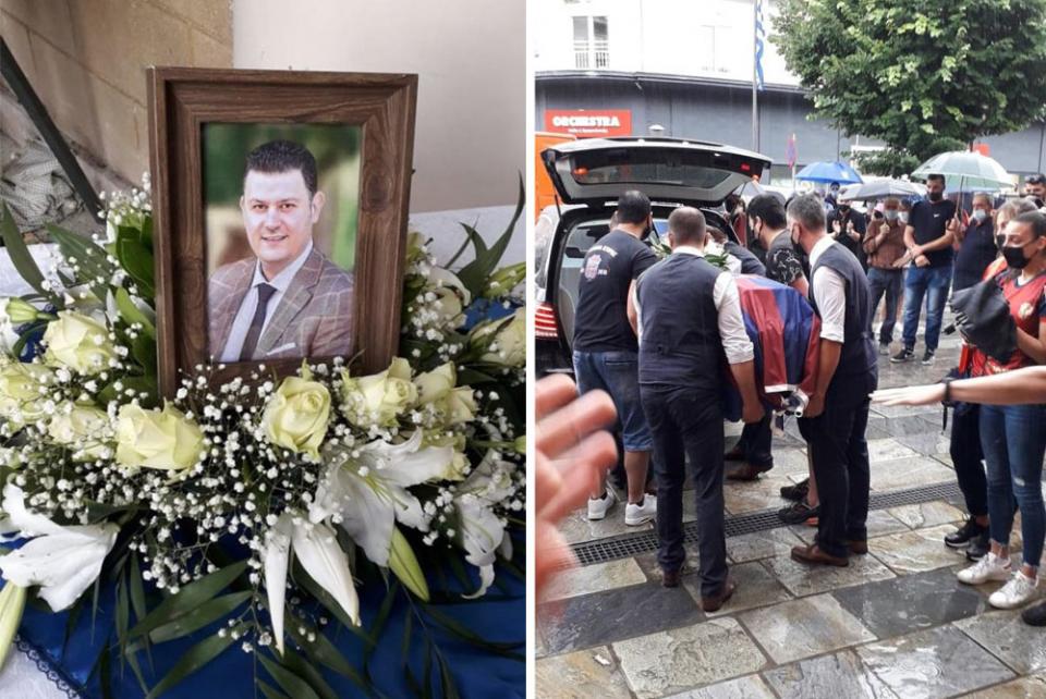 Πλήθος κόσμου στο τελευταίο αντίο στον Γιάννη Χασιώτη