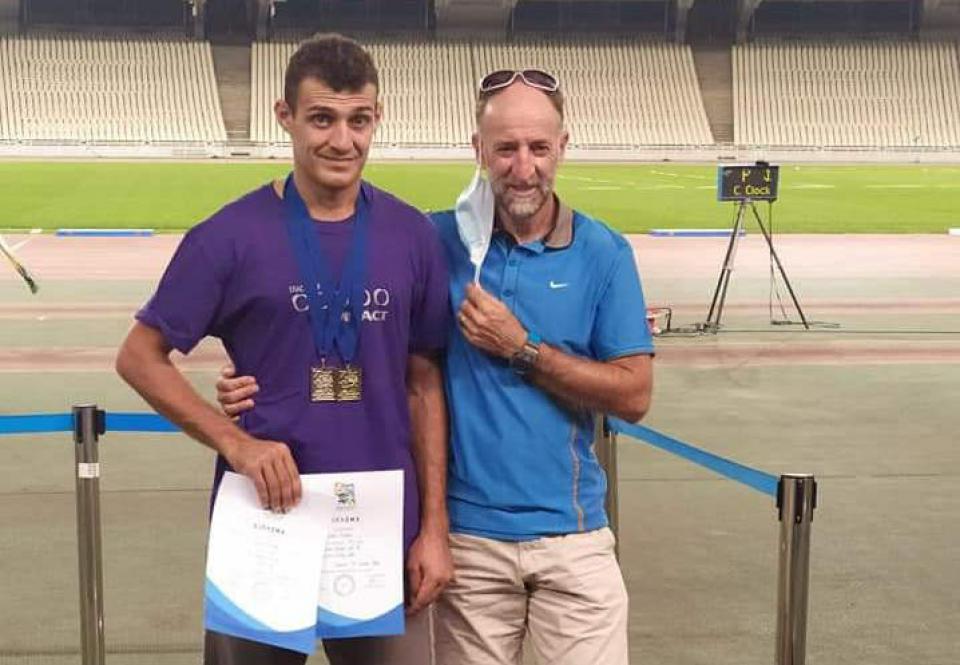 Ένα χρυσό και ένα αργυρό μετάλλιο για το Νίκο Τουλίκα στην Αθήνα