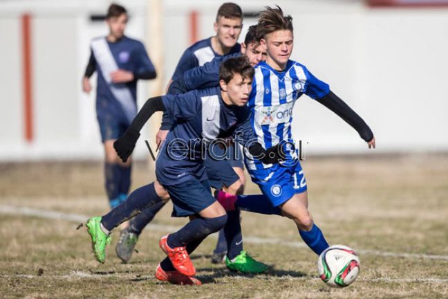 Μία νίκη και δυο ήττες για τα τμήματα υποδομής της ΠΑΕ ΒΕΡΟΙΑ