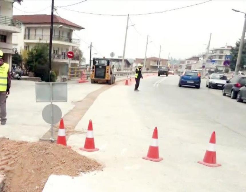Συνεχίζονται οι εργασίες εκσκαφής φυσικού αερίου στην πόλη της Βέροιας