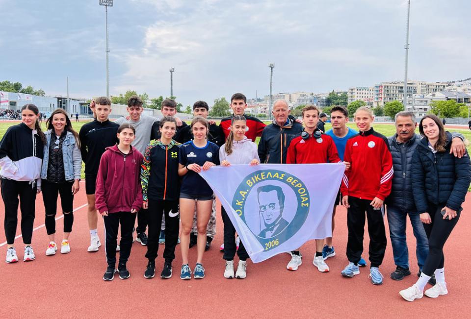 Δυνατές παρουσίες για τους αθλητές του Βικέλα Βέροιας στο Καυτανζόγλειο