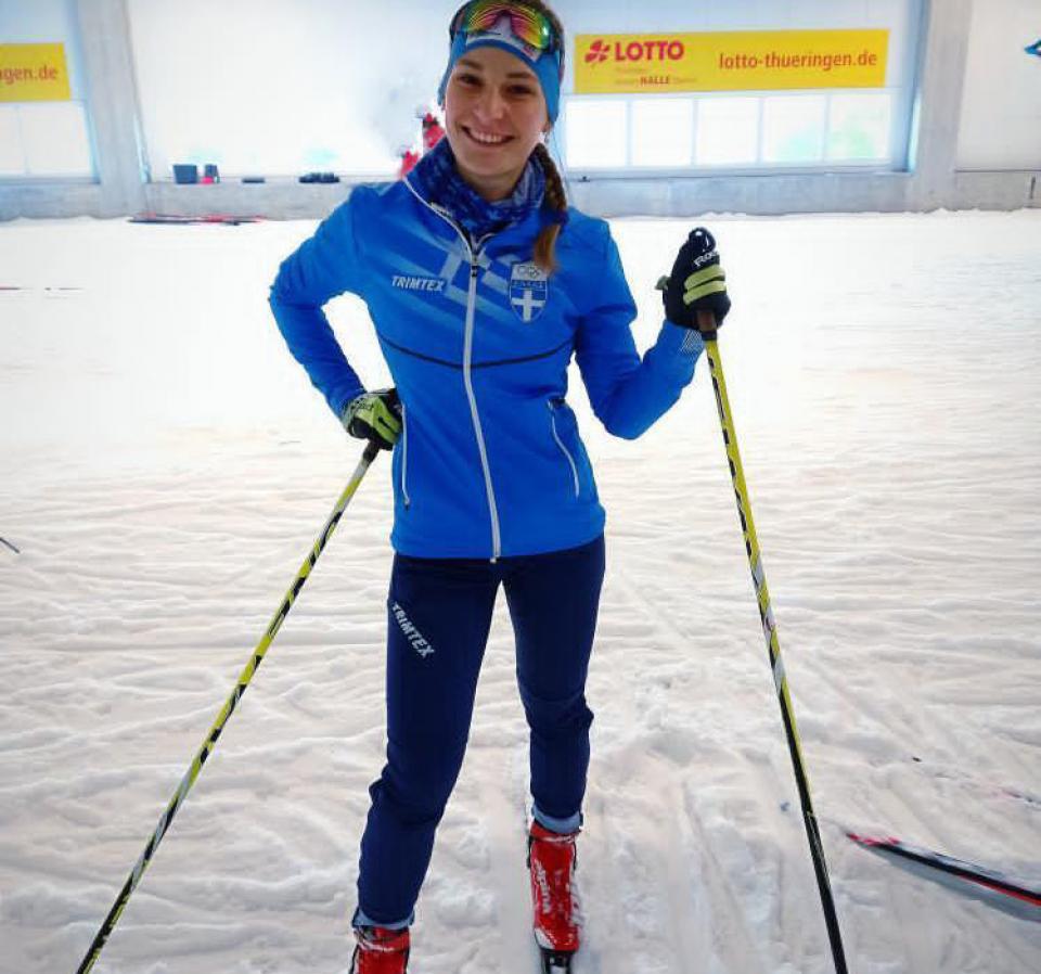 Η Μ. Τσιάρκα σε αποστολή με την Εθνική ομάδα Biathlon Youth