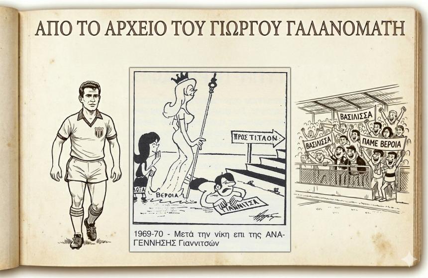 Ρετρό Σκίτσα της Βέροιας: Μια ασταμάτητη "Βασίλισσα" στον δρόμο για τη δόξα (1969-70)