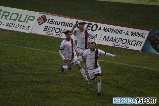 Τα καλύτερα στιγμιότυπα του αγώνα ΒΕΡΟΙΑ - Αλμωπός Αριδαίας 1-0