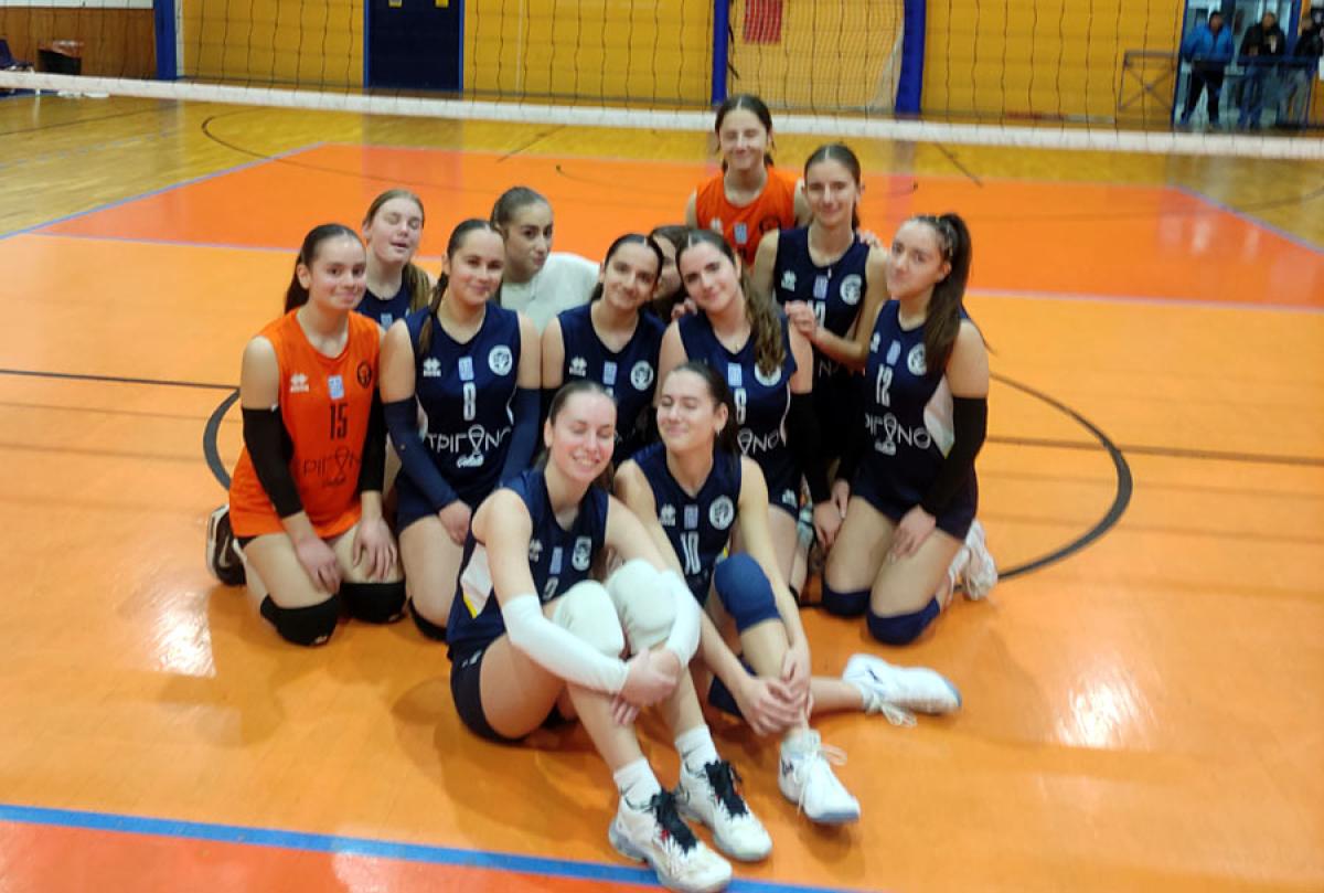 Σπουδαία νίκη για τις κορασίδες του Ποσειδώνα Βέροιας στη Φλώρινα