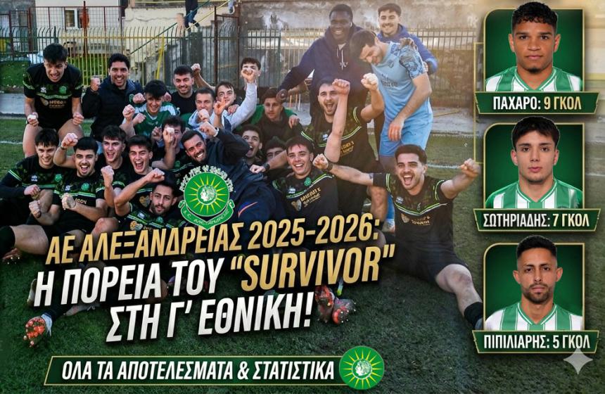 Αφιέρωμα - ΑΕ Αλεξάνδρειας: Η 5η θέση ενός ποδοσφαιρικού «Survivor»!