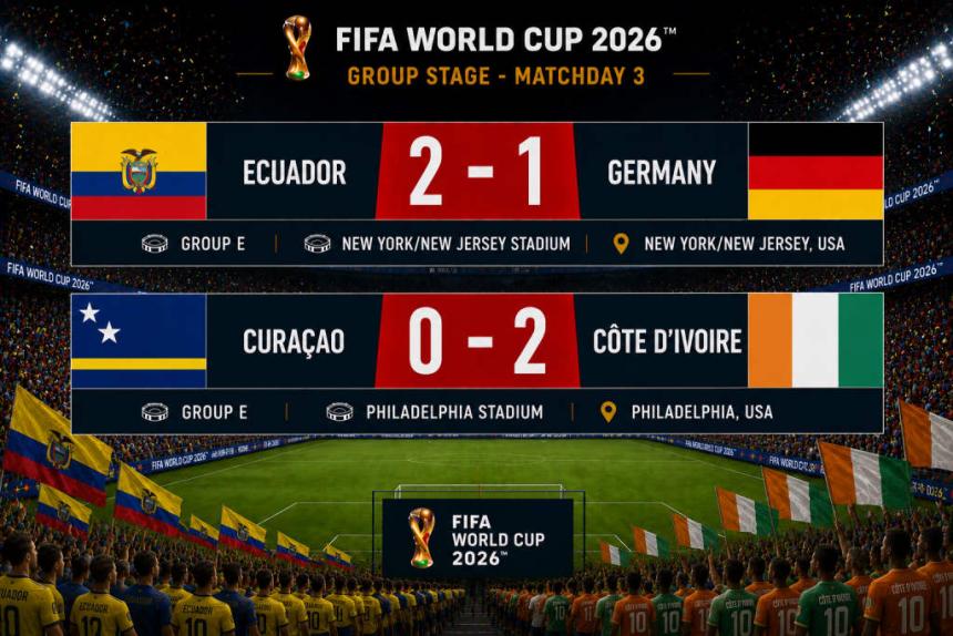 Μουντιάλ 2026: Ιστορικό «μπαμ» από το Εκουαδόρ και πρόκριση με... διπλό Πεπέ για την Ακτή Ελεφαντοστού!