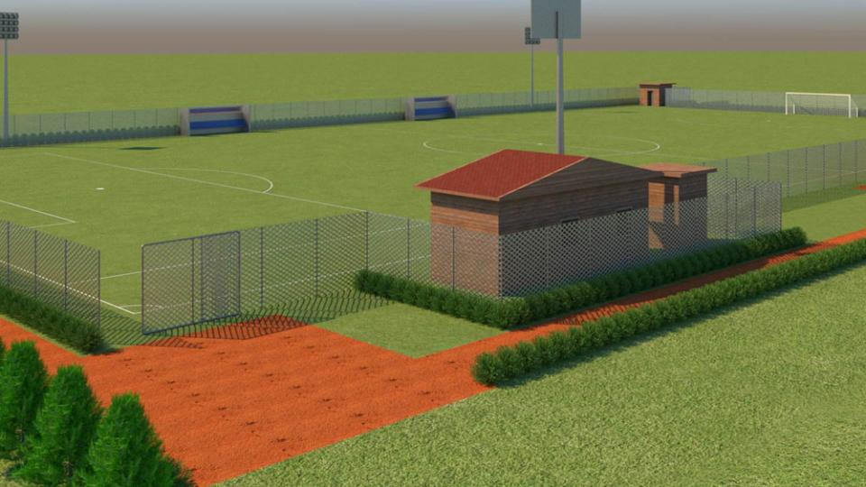 Ξεκίνησε η κατασκευή του γηπέδου στο ΔΑΚ "Δ. Βικέλας" (φωτο)